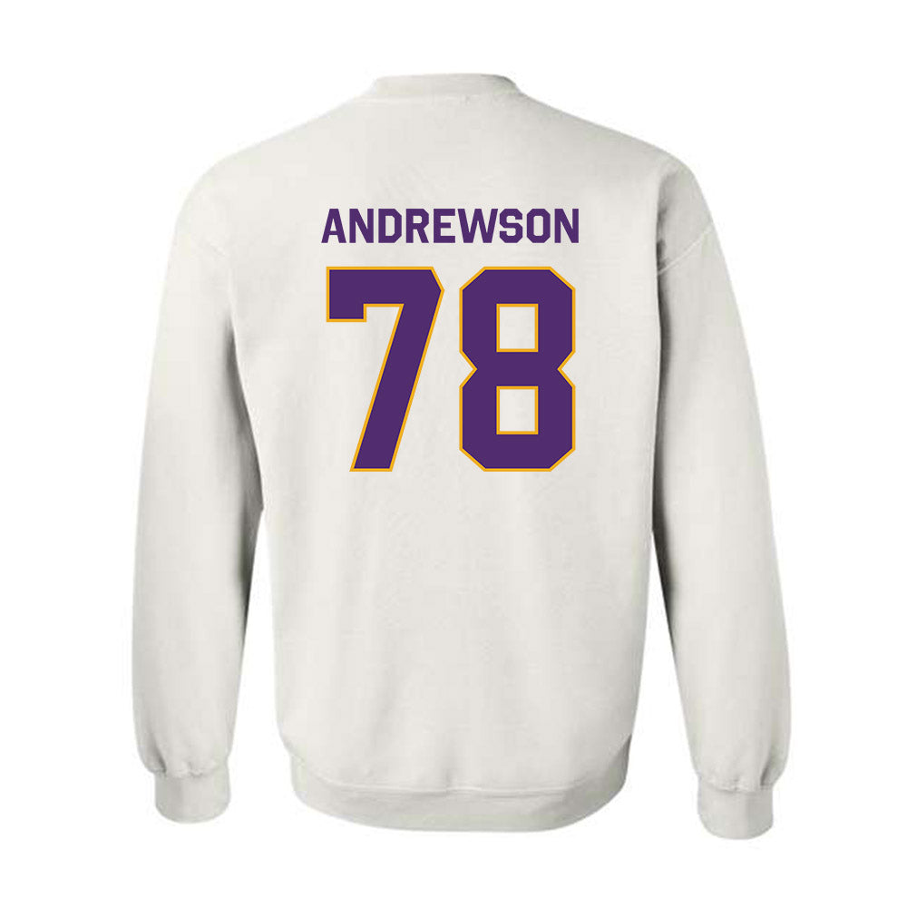 Albany - NCAA Football : Noah Andrewson - Classic Shersey Crewneck Sweatshirt-1