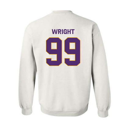 Albany - NCAA Football : Kion Wright - Classic Shersey Crewneck Sweatshirt-1