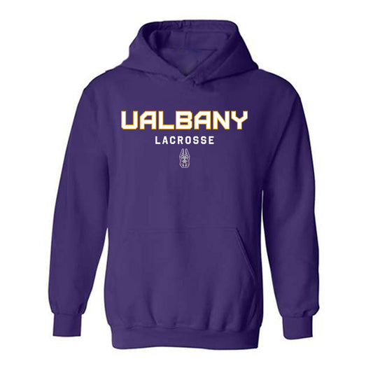 Albany - NCAA Women's Lacrosse : Quinn McCarthy - Classic Shersey Hooded Sweatshirt-0