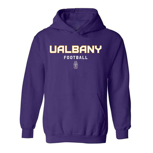 Albany - NCAA Football : Troy Berschwinger - Classic Shersey Hooded Sweatshirt-0