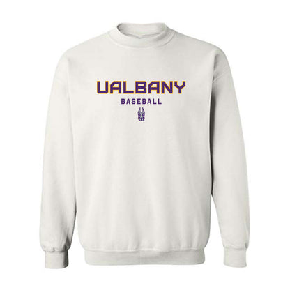 Albany - NCAA Baseball : Tyler Kneller - Classic Shersey Crewneck Sweatshirt-0