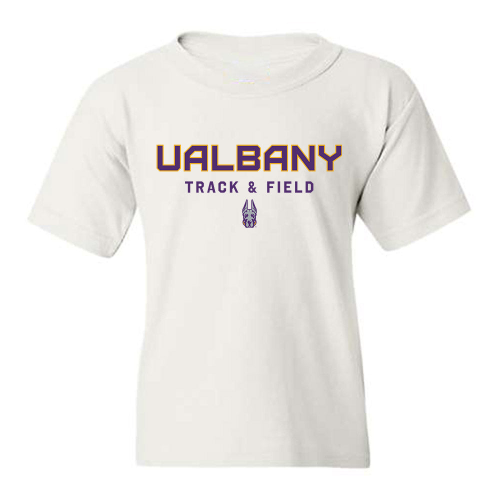Albany - NCAA Men's Track & Field : Leonard Durau - Classic Shersey Youth T-Shirt-0