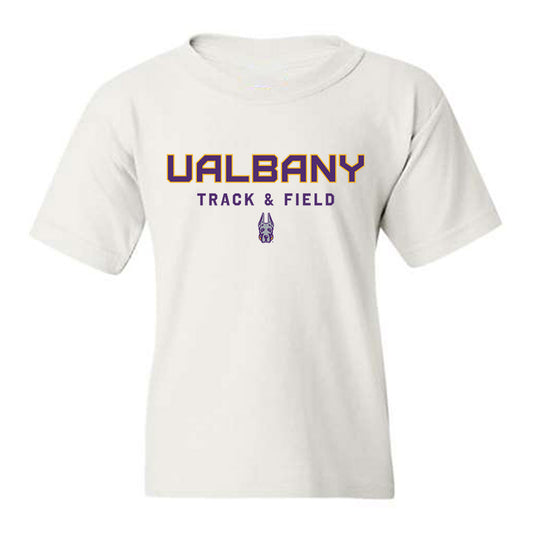Albany - NCAA Men's Track & Field : Leonard Durau - Classic Shersey Youth T-Shirt-0