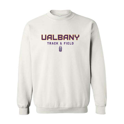 Albany - NCAA Women's Track & Field : Melissa Gueye - Classic Shersey Crewneck Sweatshirt-0