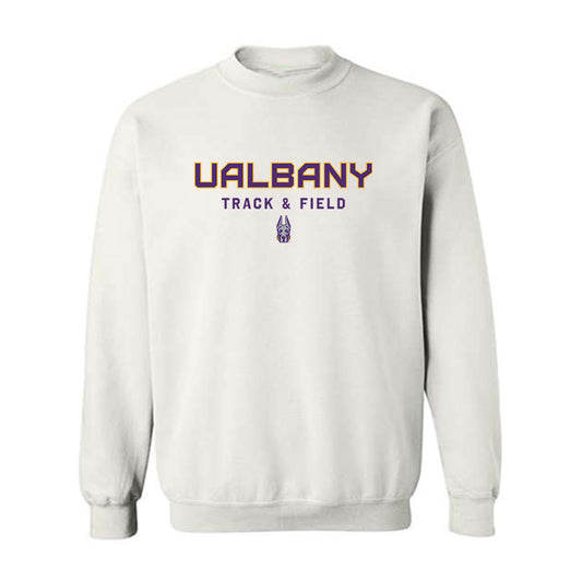 Albany - NCAA Women's Track & Field : Melissa Gueye - Classic Shersey Crewneck Sweatshirt-0