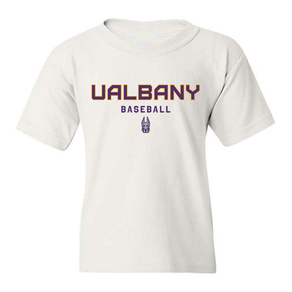 Albany - NCAA Baseball : Jaxon Mueller - Classic Shersey Youth T-Shirt-0