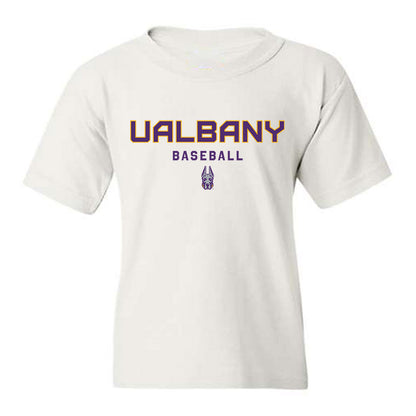Albany - NCAA Baseball : Dylan banner - Classic Shersey Youth T-Shirt-0