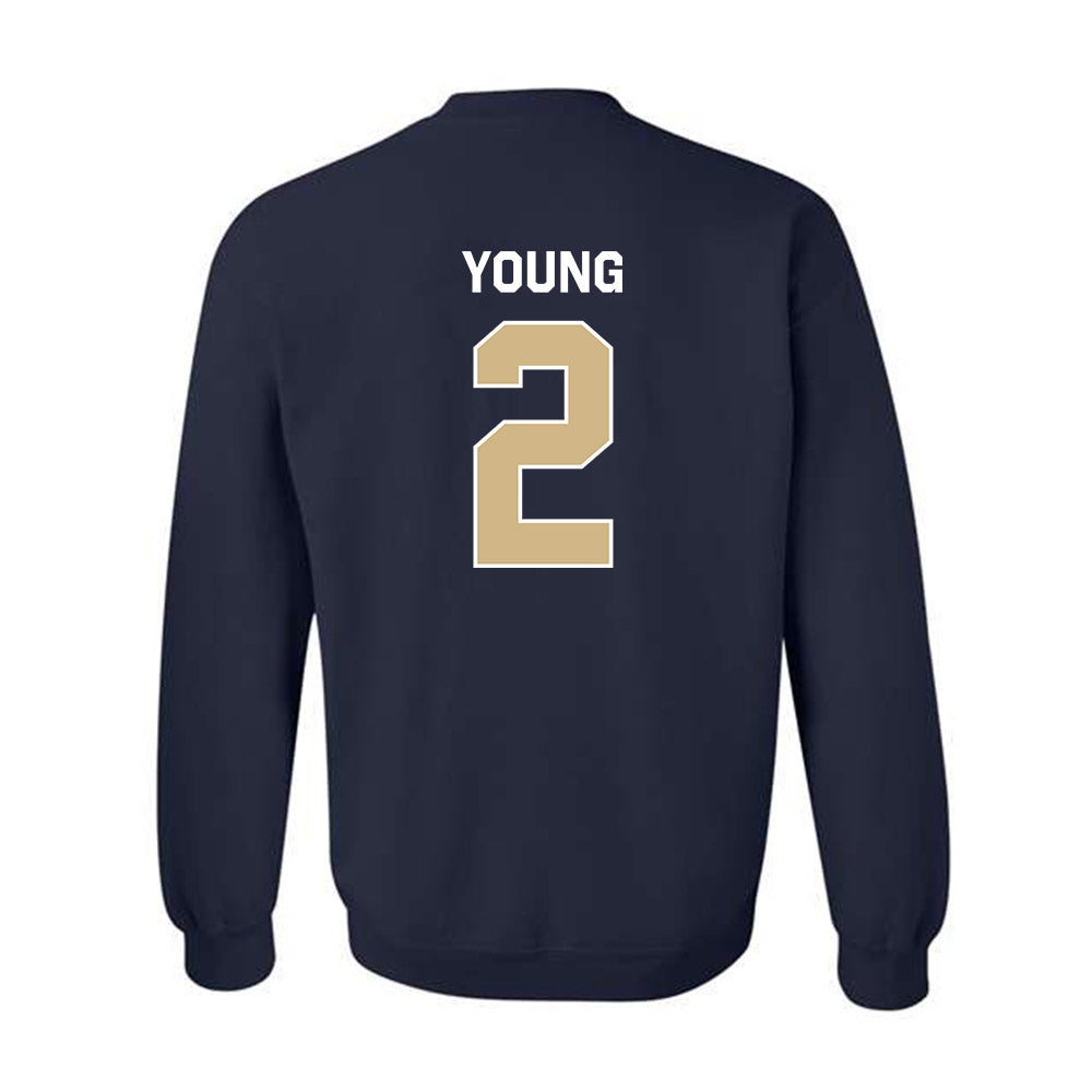 GWU - NCAA Baseball : Brett Young - Classic Shersey Crewneck Sweatshirt-1