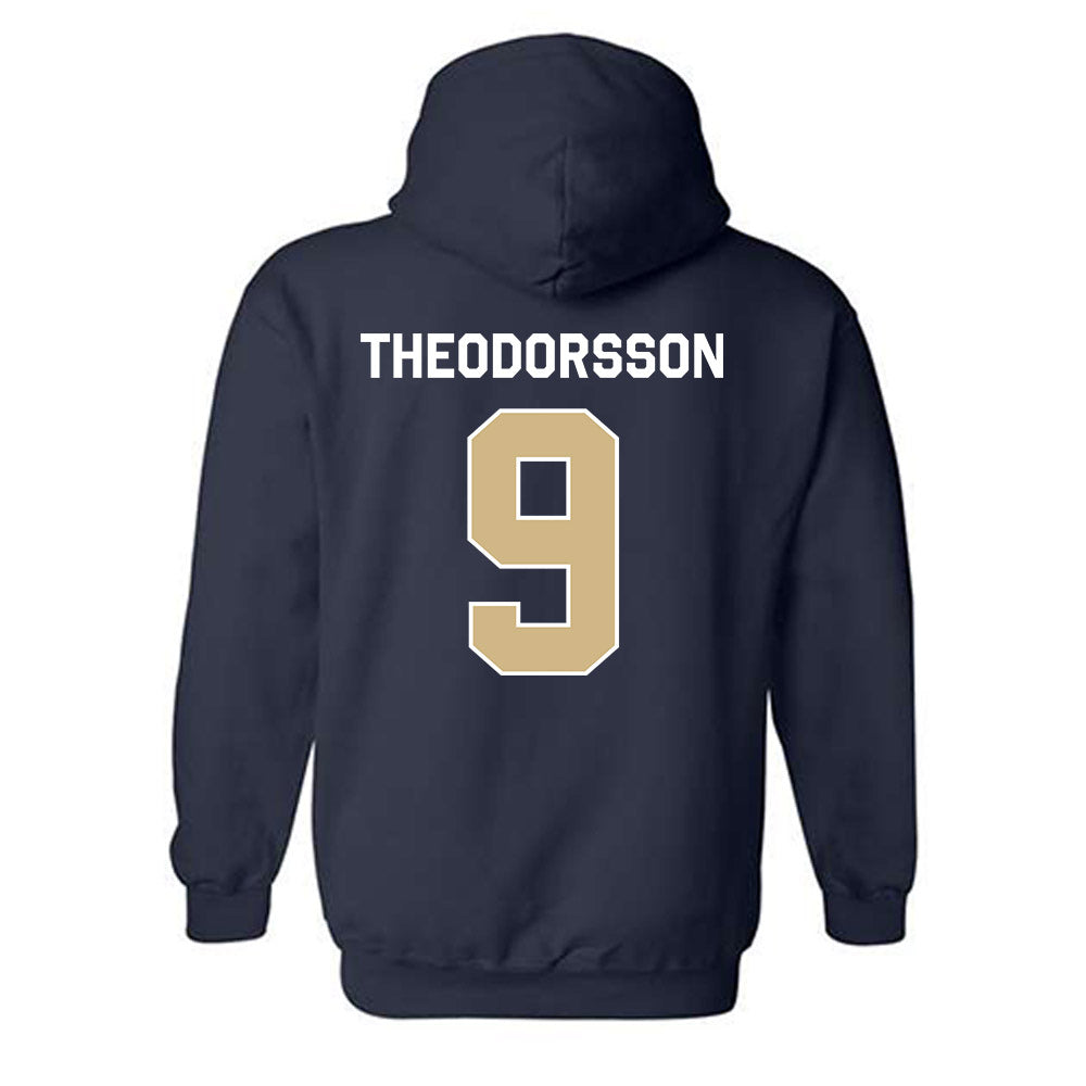 GWU - NCAA Women's Basketball : Emma Theodorsson - Classic Shersey Hooded Sweatshirt-1