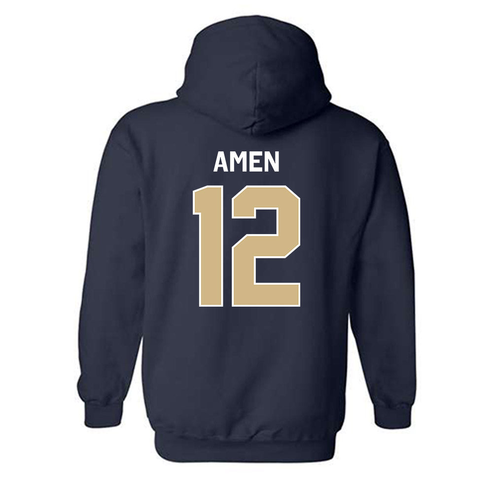 GWU - NCAA Men's Water Polo : Brian Amen - Classic Shersey Hooded Sweatshirt-1
