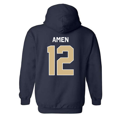 GWU - NCAA Men's Water Polo : Brian Amen - Classic Shersey Hooded Sweatshirt-1