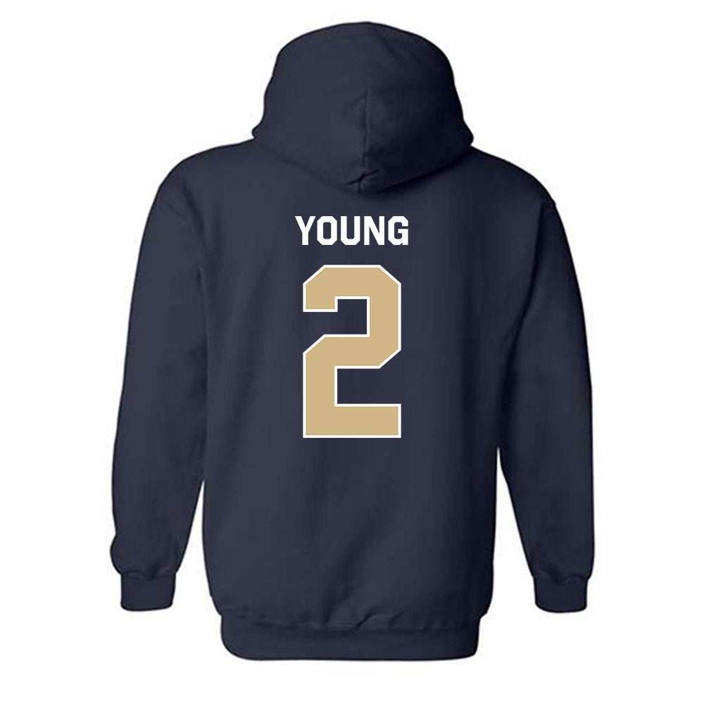 GWU - NCAA Baseball : Brett Young - Classic Shersey Hooded Sweatshirt-1