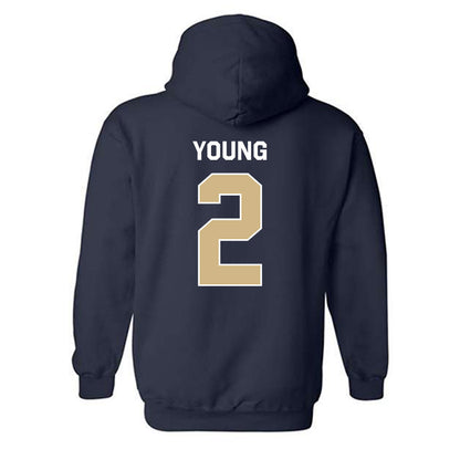 GWU - NCAA Baseball : Brett Young - Classic Shersey Hooded Sweatshirt-1