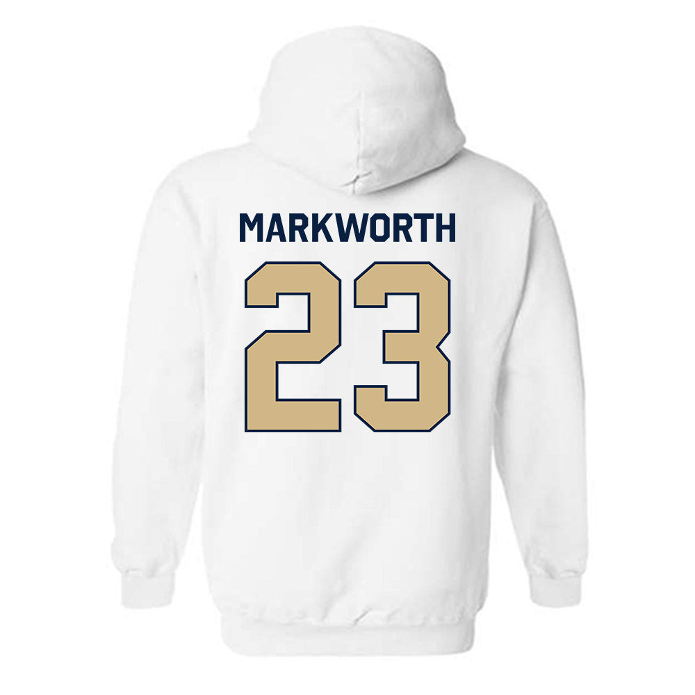 GWU - NCAA Women's Volleyball : Abby Markworth - Classic Shersey Hooded Sweatshirt-1