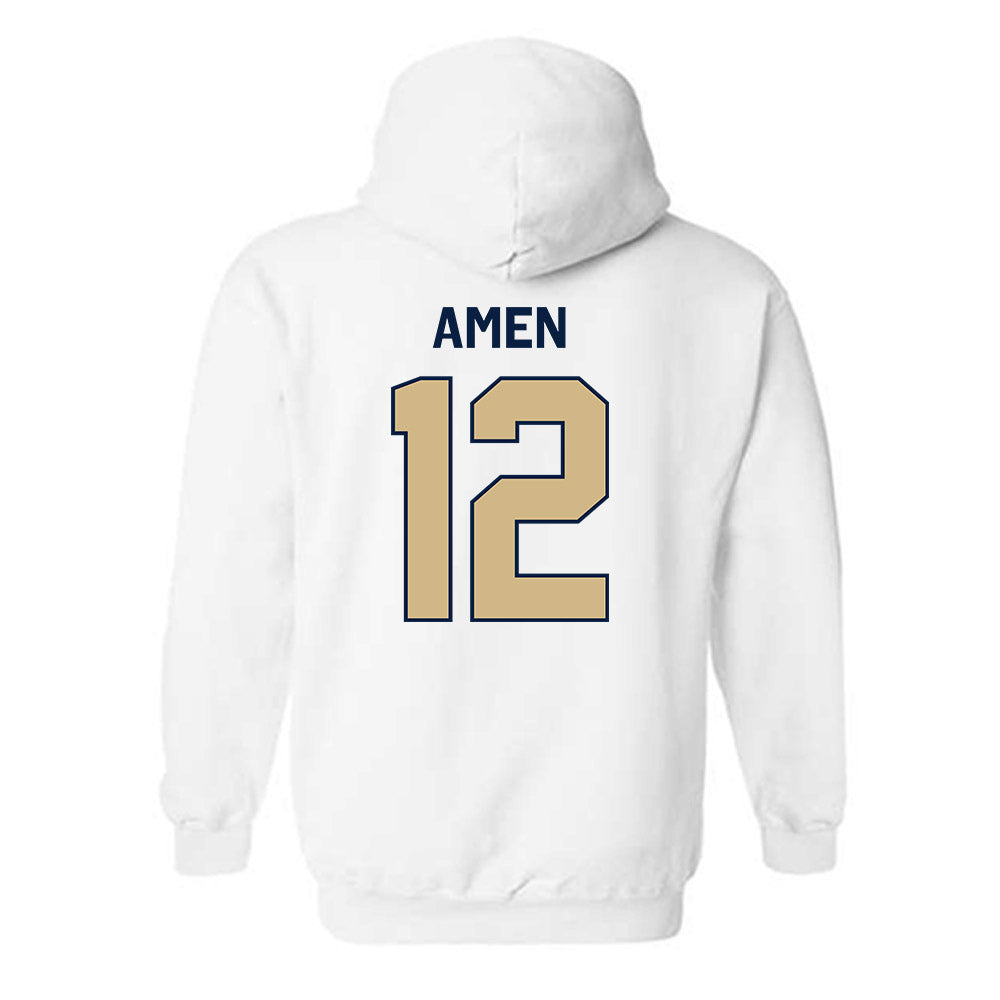 GWU - NCAA Men's Water Polo : Brian Amen - Classic Shersey Hooded Sweatshirt-1