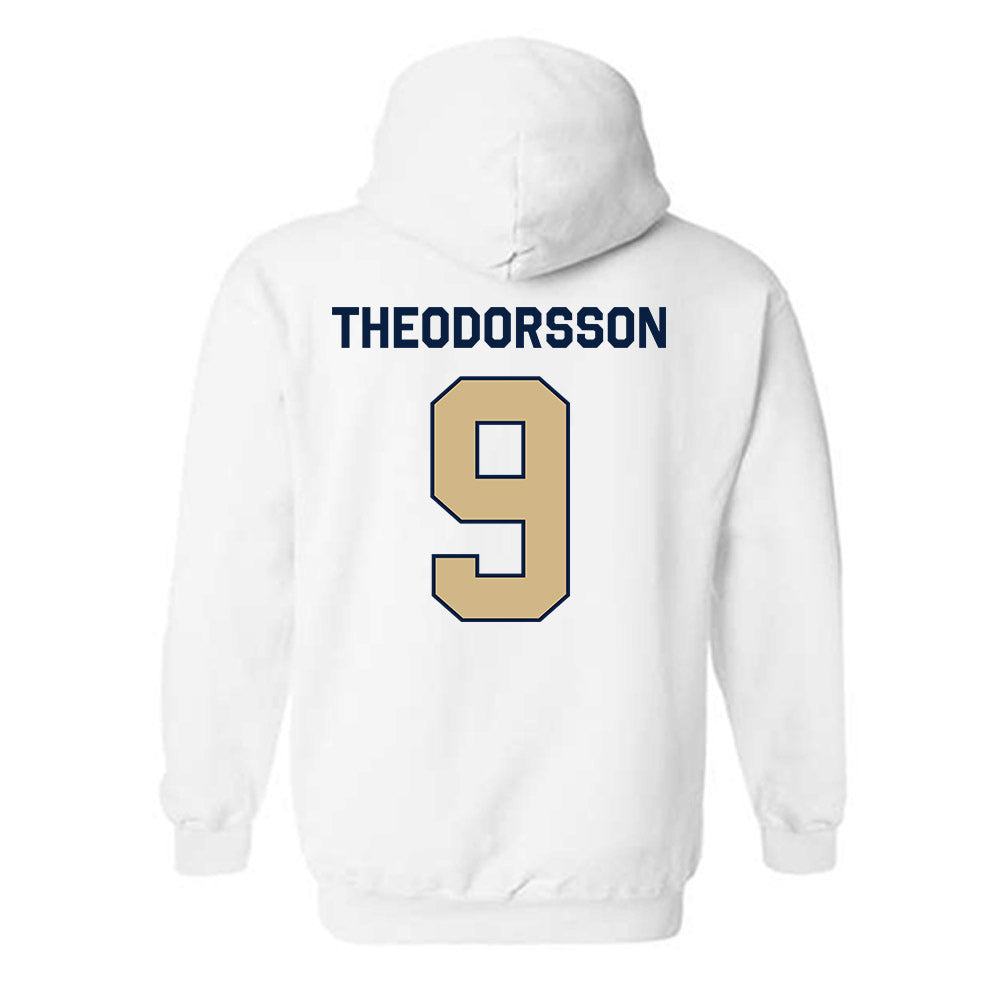 GWU - NCAA Women's Basketball : Emma Theodorsson - Classic Shersey Hooded Sweatshirt-1