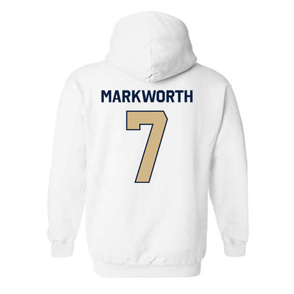 GWU - NCAA Women's Volleyball : Abby Markworth - Classic Shersey Hooded Sweatshirt-1