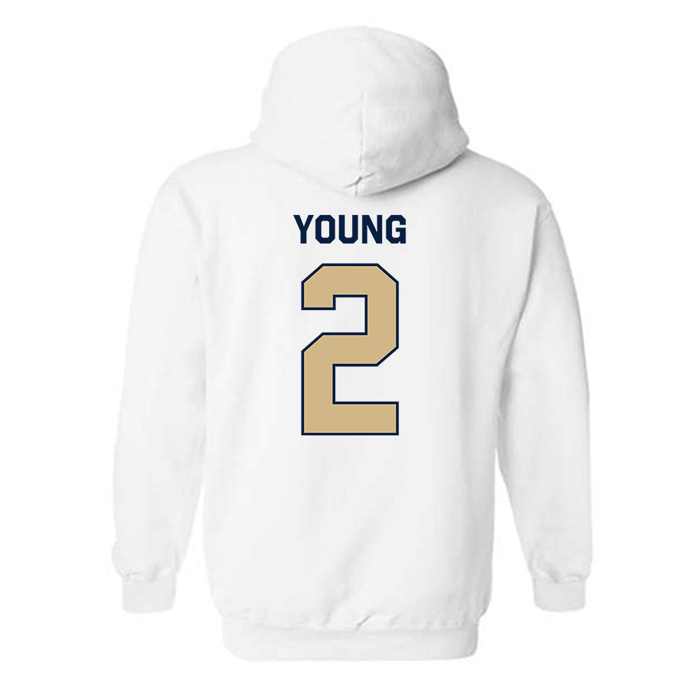 GWU - NCAA Baseball : Brett Young - Classic Shersey Hooded Sweatshirt-1