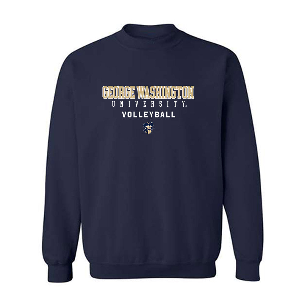 GWU - NCAA Women's Volleyball : Abby Markworth - Classic Shersey Crewneck Sweatshirt-0