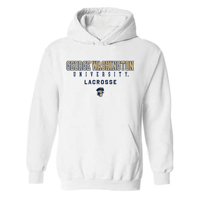 GWU - NCAA Women's Lacrosse : Gracie Burke - Classic Shersey Hooded Sweatshirt-0