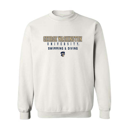 GWU - NCAA Men's Swimming & Diving : Gage Boushee - Classic Shersey Crewneck Sweatshirt-0