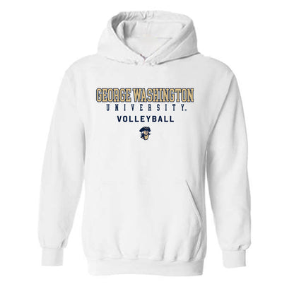 GWU - NCAA Women's Volleyball : Abby Markworth - Classic Shersey Hooded Sweatshirt-0