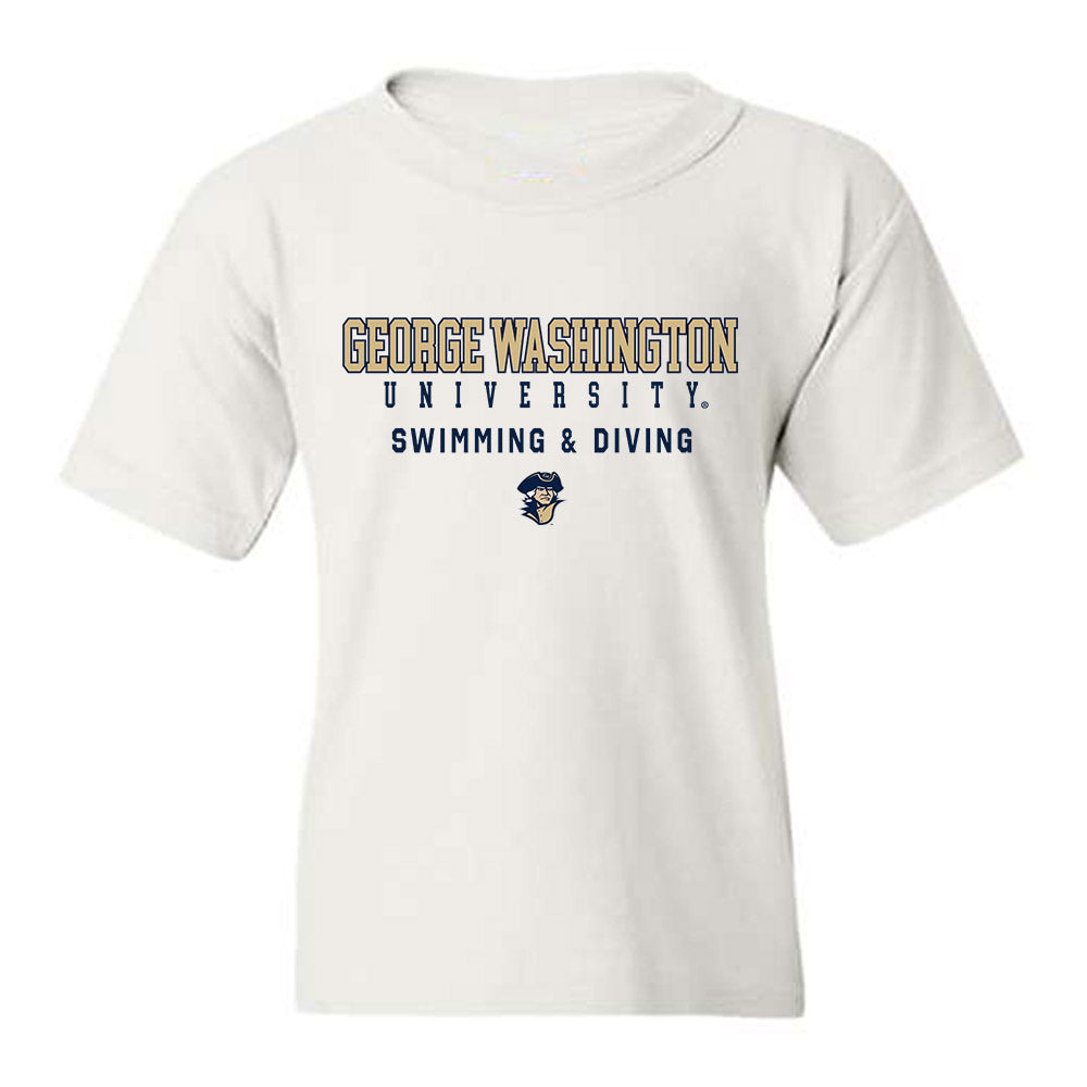 GWU - NCAA Men's Swimming & Diving : Shae Stratton - Classic Shersey Youth T-Shirt-0