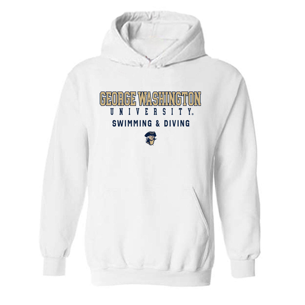 GWU - NCAA Men's Swimming & Diving : Shae Stratton - Classic Shersey Hooded Sweatshirt-0
