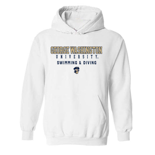 GWU - NCAA Men's Swimming & Diving : Shae Stratton - Classic Shersey Hooded Sweatshirt-0
