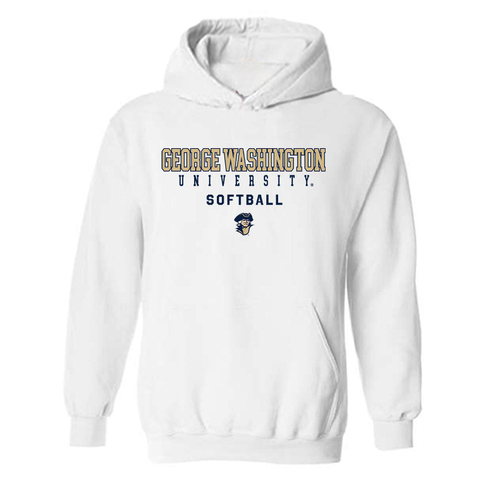 GWU - NCAA Softball : Isabella Ruby - Classic Shersey Hooded Sweatshirt-0