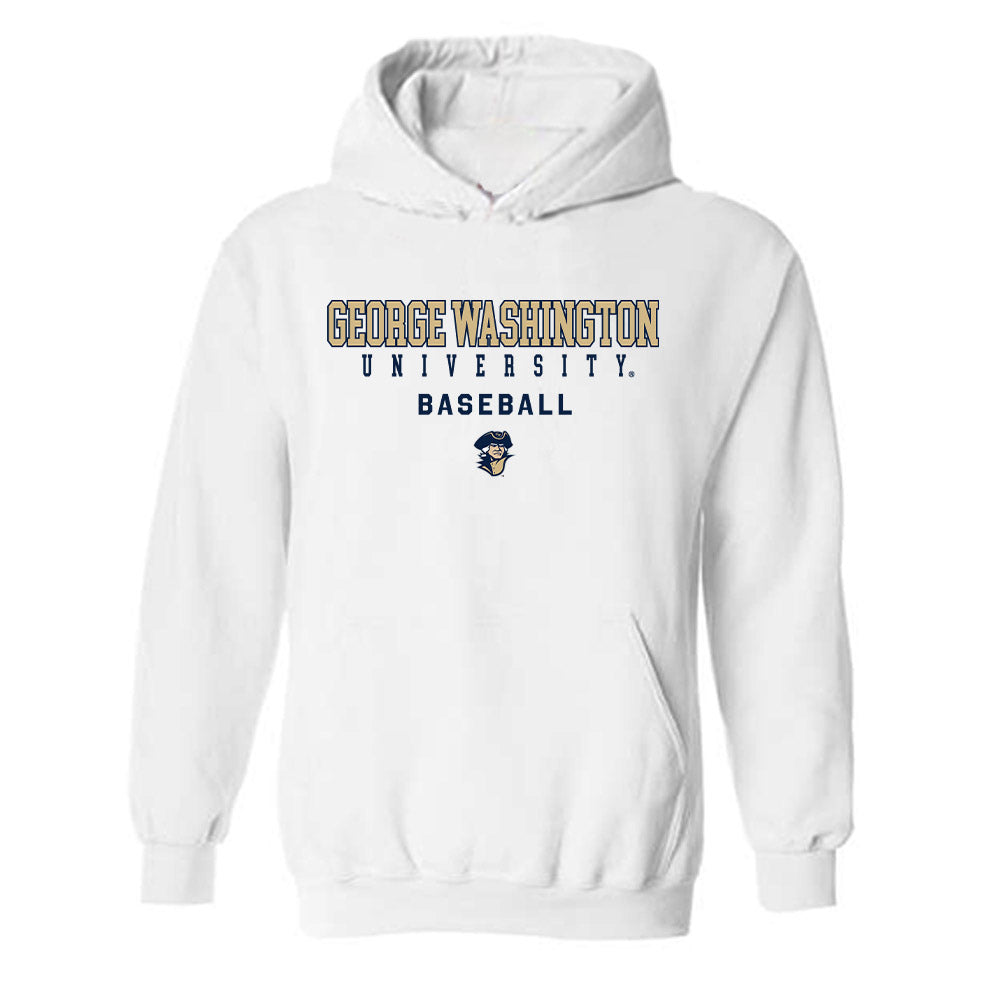 GWU - NCAA Baseball : Gavin Miller - Classic Shersey Hooded Sweatshirt-0