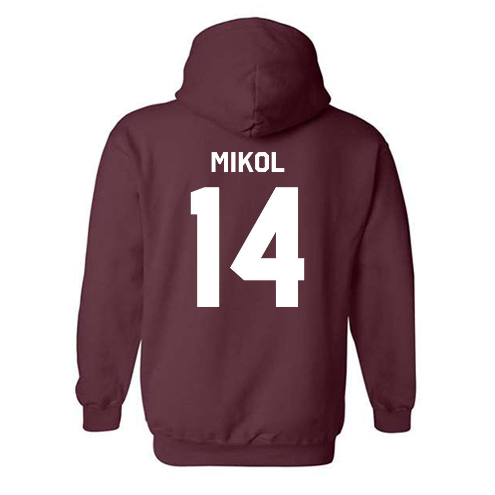 Fordham - NCAA Football : Joe Mikol - Classic Shersey Hooded Sweatshirt-1