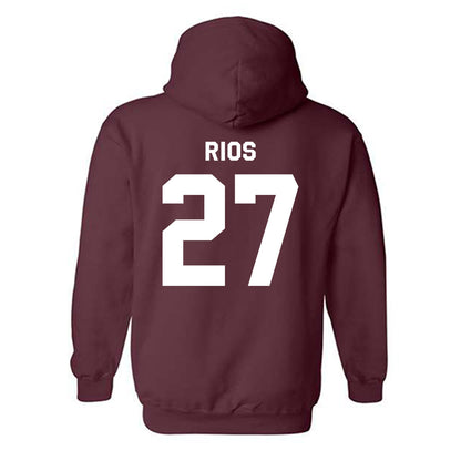 Fordham - NCAA Women's Soccer : Lucy Rios - Classic Shersey Hooded Sweatshirt-1