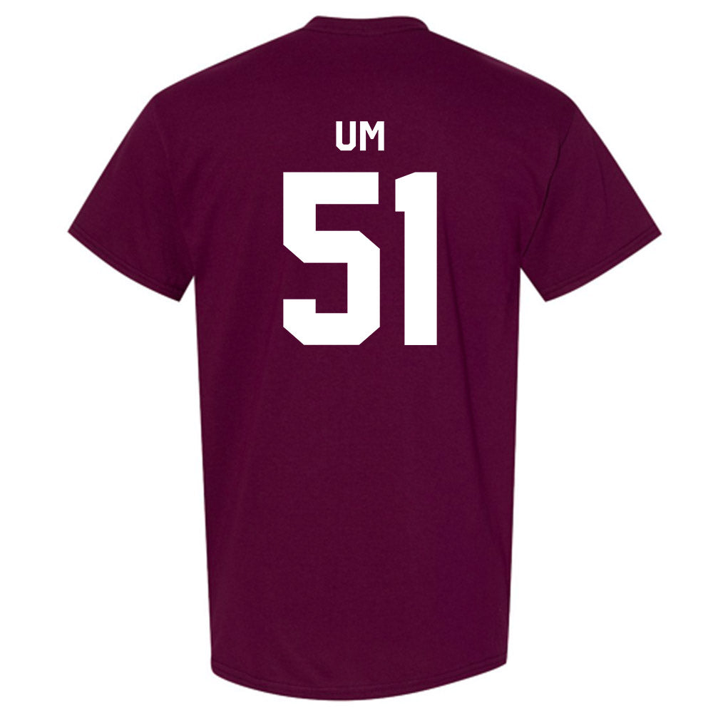 Fordham - NCAA Football : Ryan Um - Classic Shersey T-Shirt-1