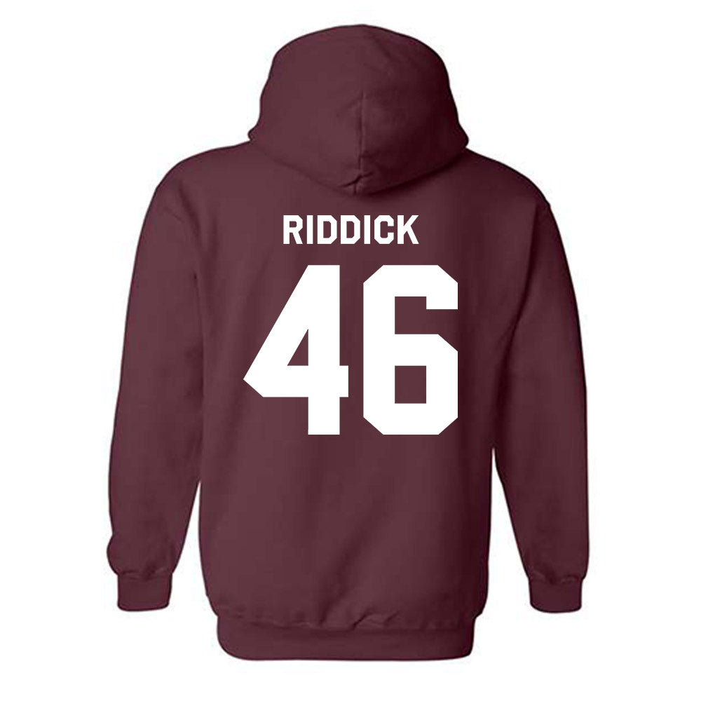 Fordham - NCAA Football : Lorenzo Riddick - Classic Shersey Hooded Sweatshirt-1