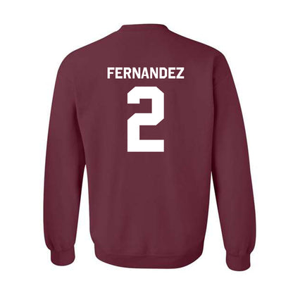 Fordham - NCAA Women's Volleyball : Lola Fernandez - Classic Shersey Crewneck Sweatshirt-1