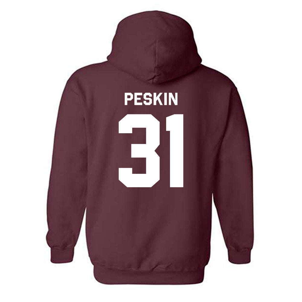 Fordham - NCAA Football : Brandon Peskin - Classic Shersey Hooded Sweatshirt-1