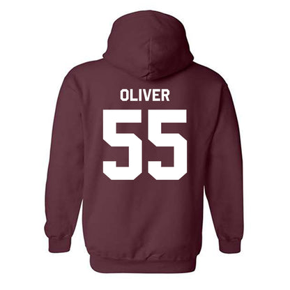 Fordham - NCAA Football : Brian Oliver - Classic Shersey Hooded Sweatshirt-1