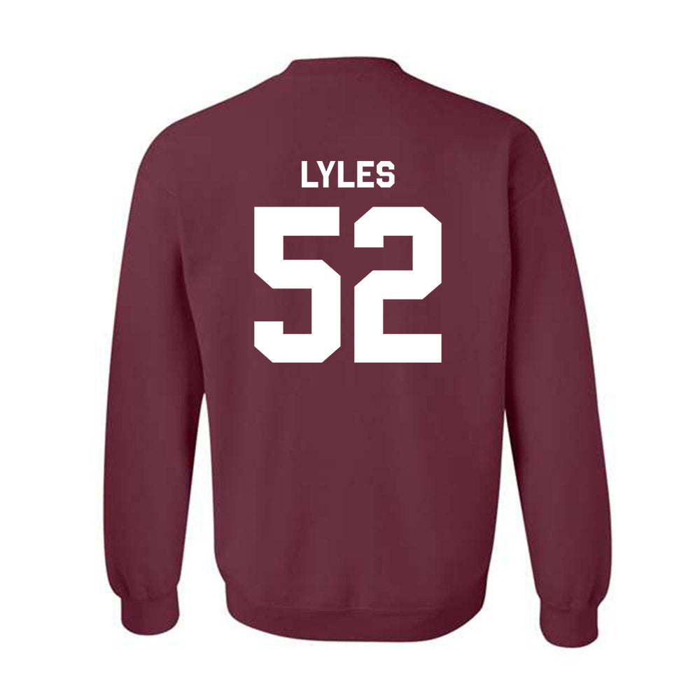 Fordham - NCAA Football : Ahmir Lyles - Classic Shersey Crewneck Sweatshirt-1