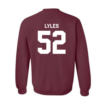 Fordham - NCAA Football : Ahmir Lyles - Classic Shersey Crewneck Sweatshirt-1