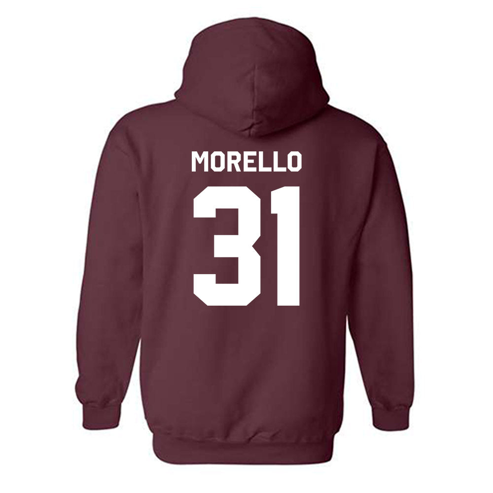 Fordham - NCAA Baseball : Mason Morello - Classic Shersey Hooded Sweatshirt-1