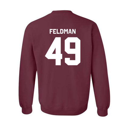 Fordham - NCAA Football : Denholm Feldman - Classic Shersey Crewneck Sweatshirt-1