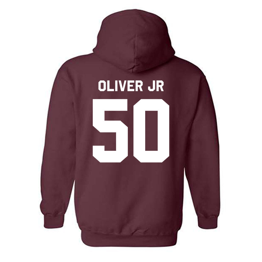 Fordham - NCAA Football : Brian Oliver Jr - Classic Shersey Hooded Sweatshirt-1