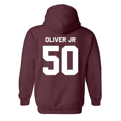 Fordham - NCAA Football : Brian Oliver Jr - Classic Shersey Hooded Sweatshirt-1