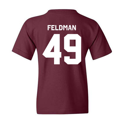 Fordham - NCAA Football : Denholm Feldman - Classic Shersey Youth T-Shirt-1