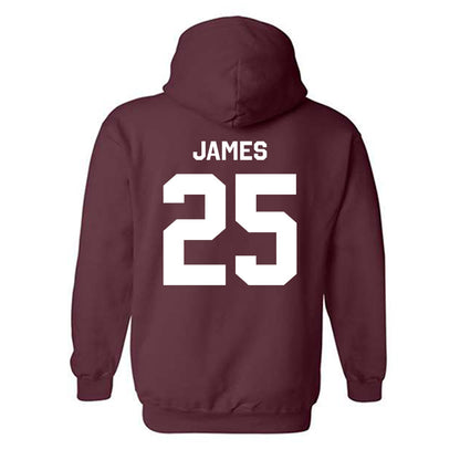 Fordham - NCAA Football : Jamell James - Classic Shersey Hooded Sweatshirt-1