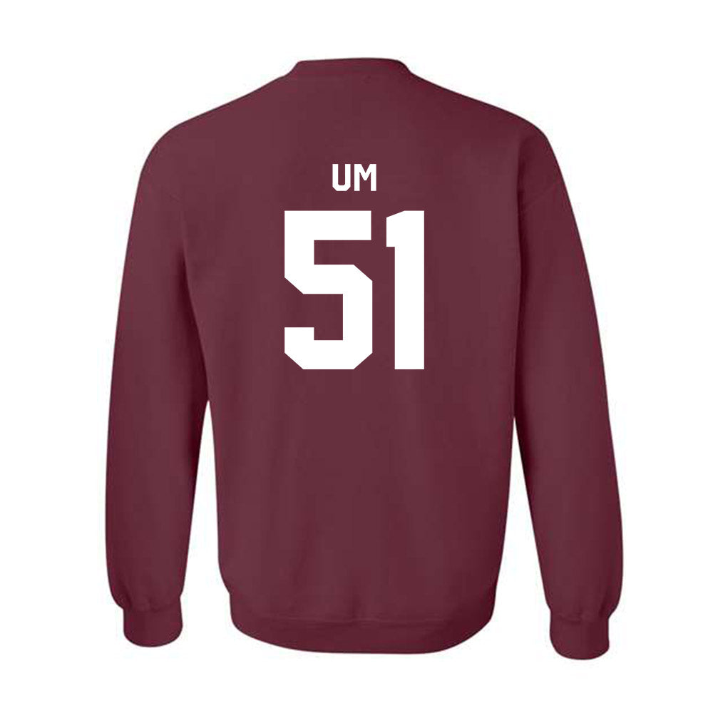 Fordham - NCAA Football : Ryan Um - Classic Shersey Crewneck Sweatshirt-1