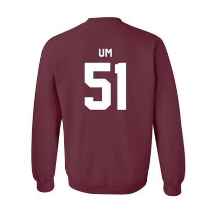 Fordham - NCAA Football : Ryan Um - Classic Shersey Crewneck Sweatshirt-1
