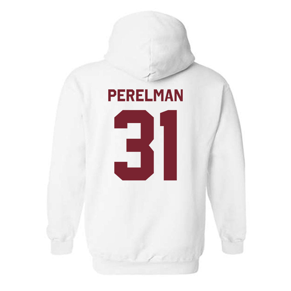 Fordham - NCAA Men's Soccer : Leo Perelman - Classic Shersey Hooded Sweatshirt-1