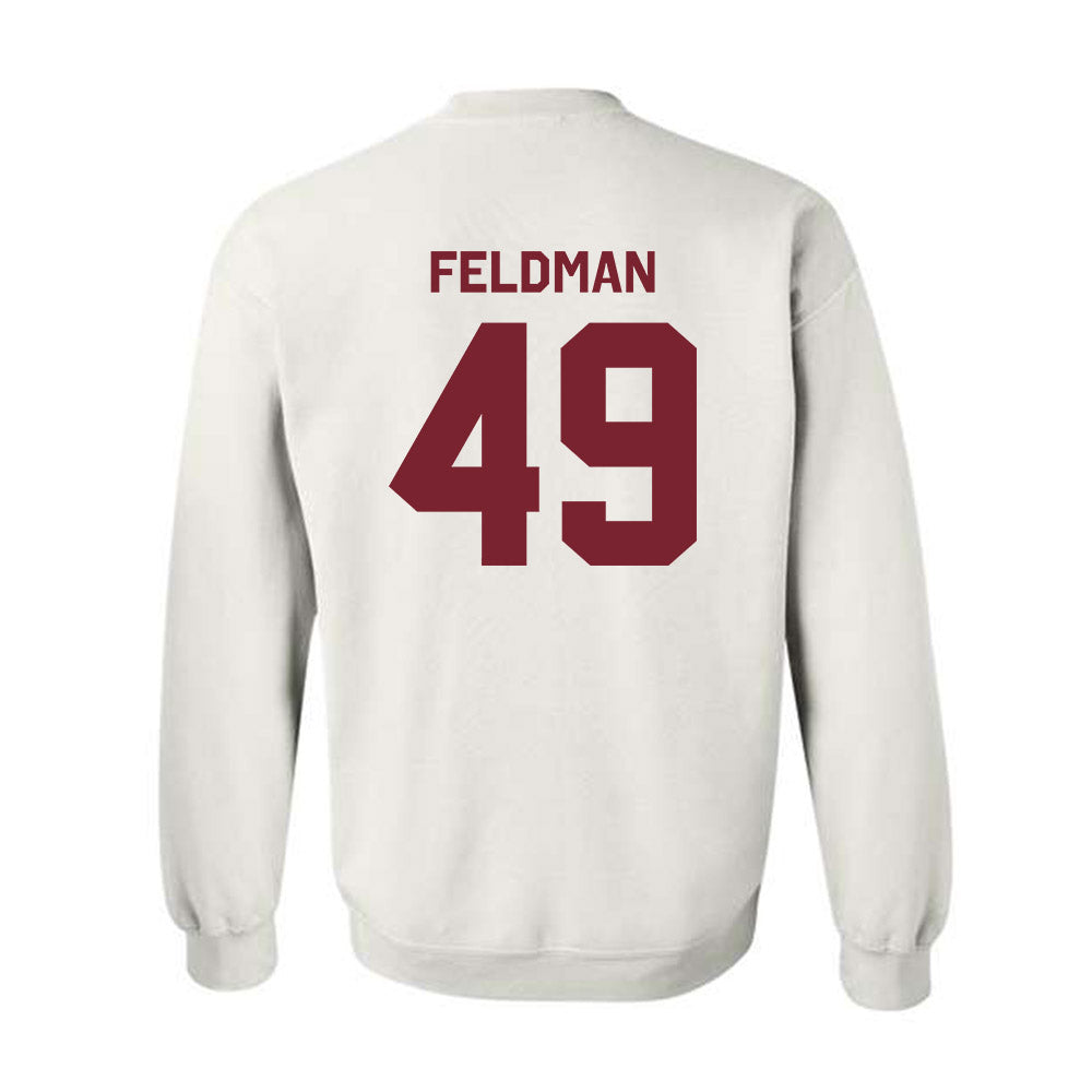 Fordham - NCAA Football : Denholm Feldman - Classic Shersey Crewneck Sweatshirt-1